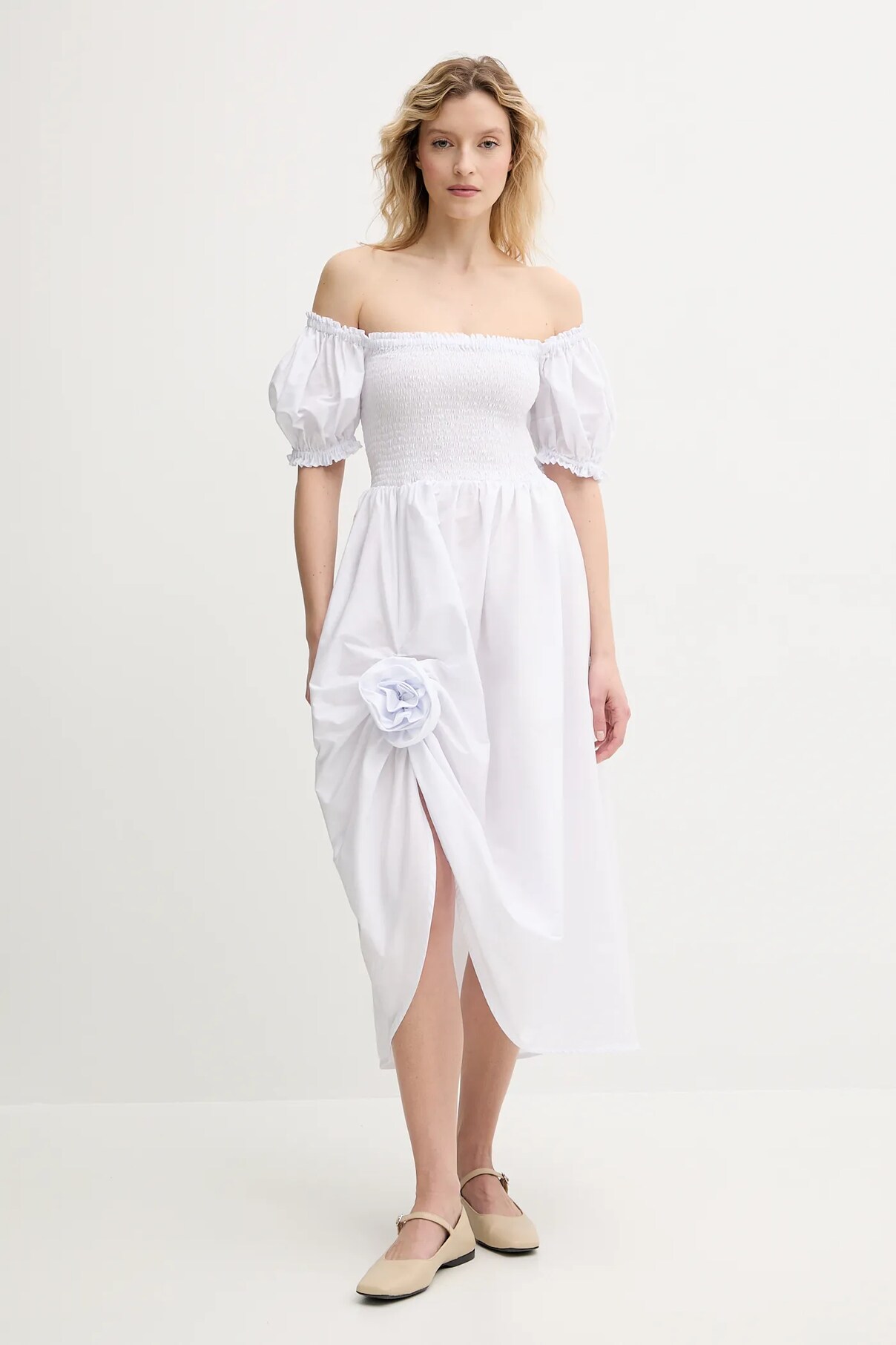 Платье из хлопка The Sleeper, белый
Платье из хлопка The Sleeper, белый