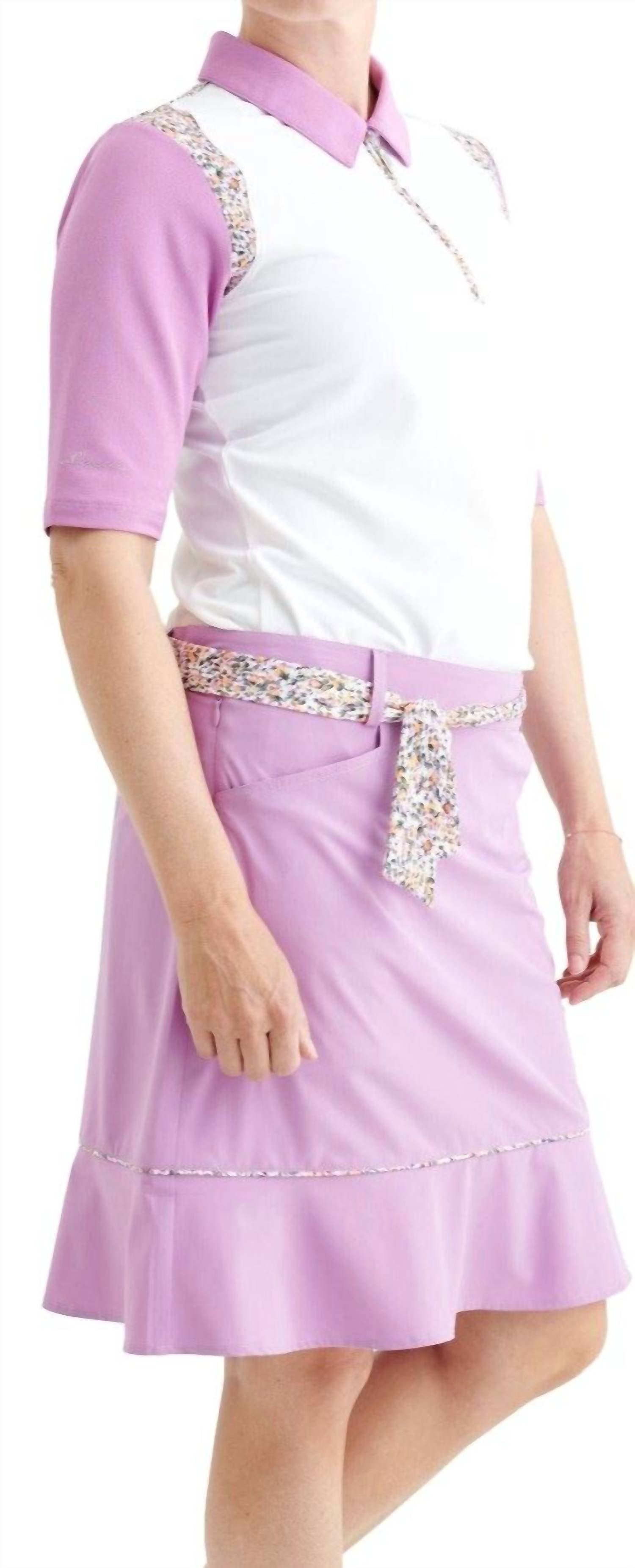 Женские шорты Eden для гольфа In Lupin Abacus Sportswear US, цвет lupine
Женские шорты Eden для гольфа In Lupin Abacus Sportswear US, цвет lupine