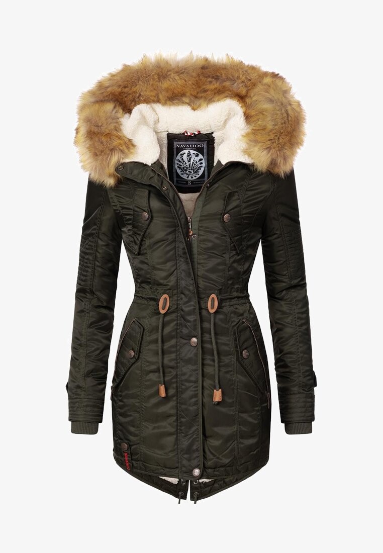 Пальто зимнее Navahoo с завязками на талии, зеленый
Пальто зимнее Navahoo с завязками на талии, зеленый