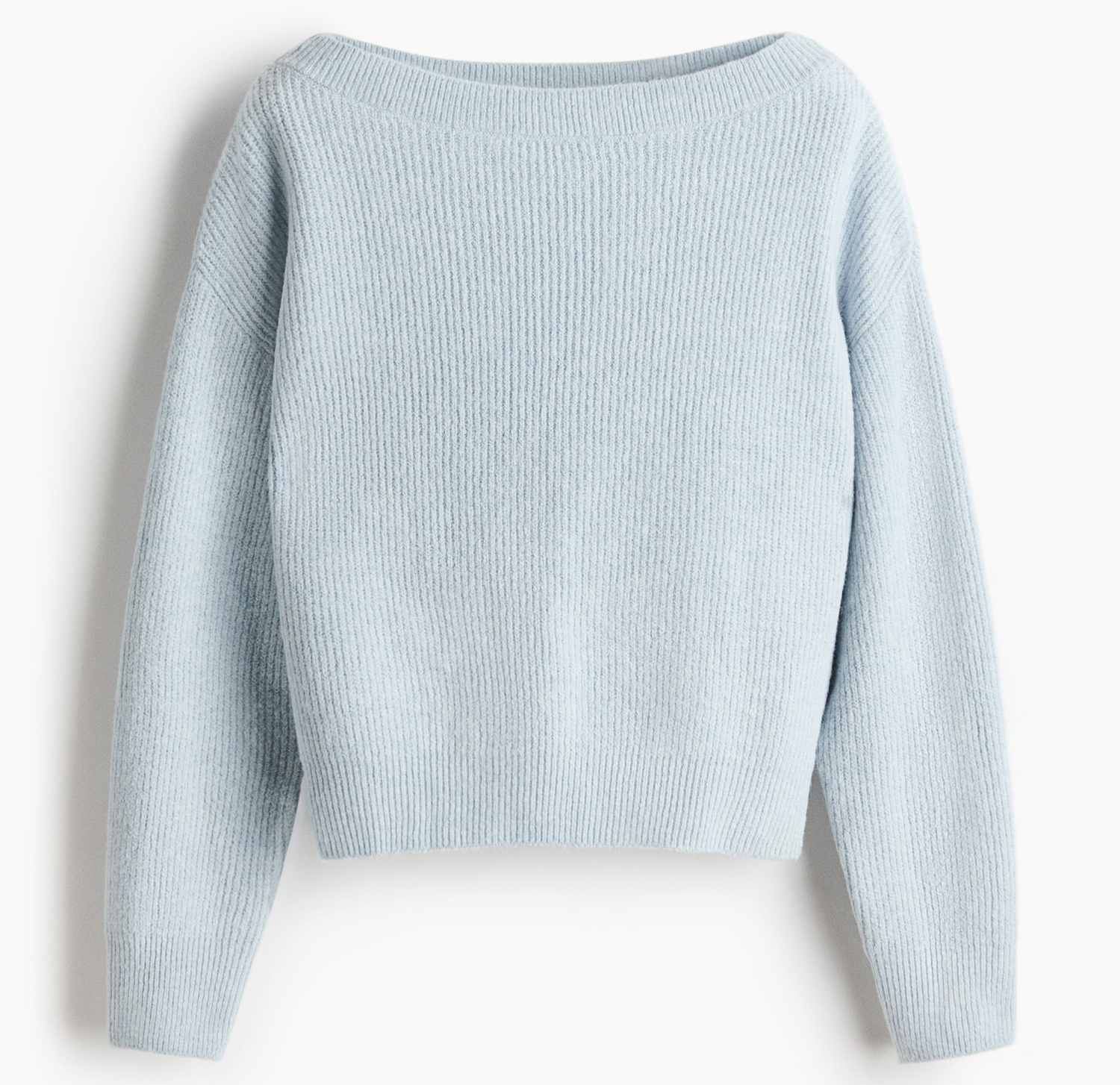 Свитер H&M Oversized Boat-Neck, голубой
Свитер H&M Oversized Boat-Neck, голубой