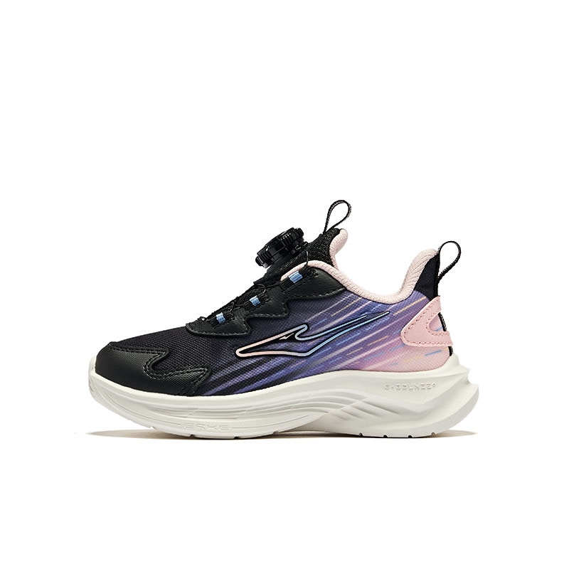 ERKE KIDS Детские кроссовки для бега, цвет «угольно-черный/абрикосово-розовый» 
ERKE KIDS Детские кроссовки для бега, цвет «угольно-черный/абрикосово-розовый»