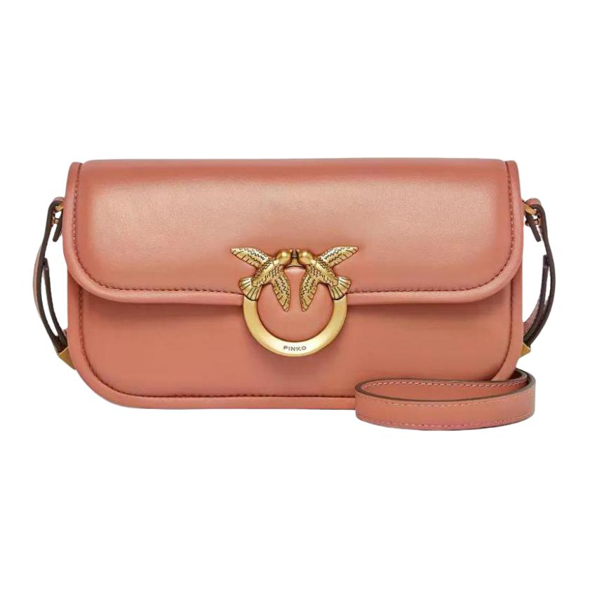 PINKO Женская наплечная сумка из овчины smoky rose
PINKO Женская наплечная сумка из овчины smoky rose