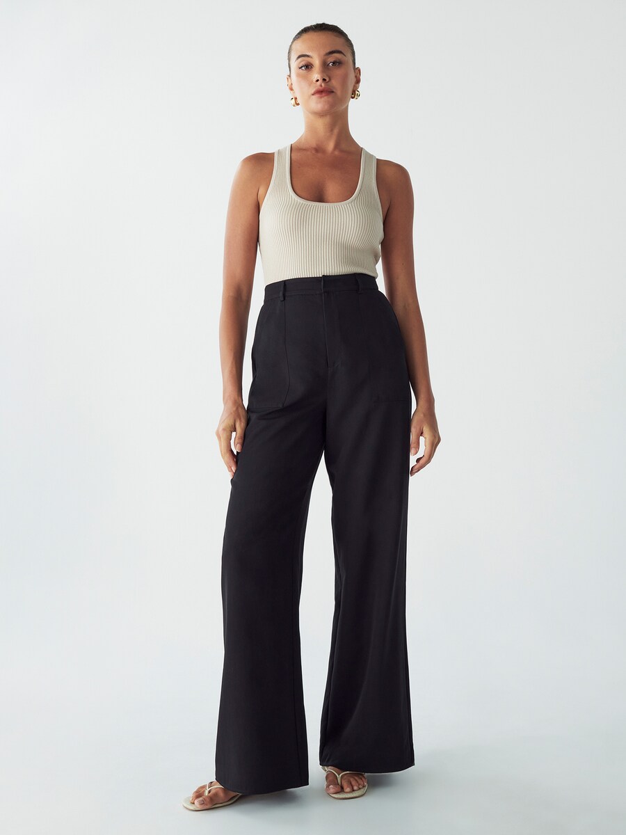 Широкие брюки Willa Valle, черный 
Широкие брюки Willa Valle, черный