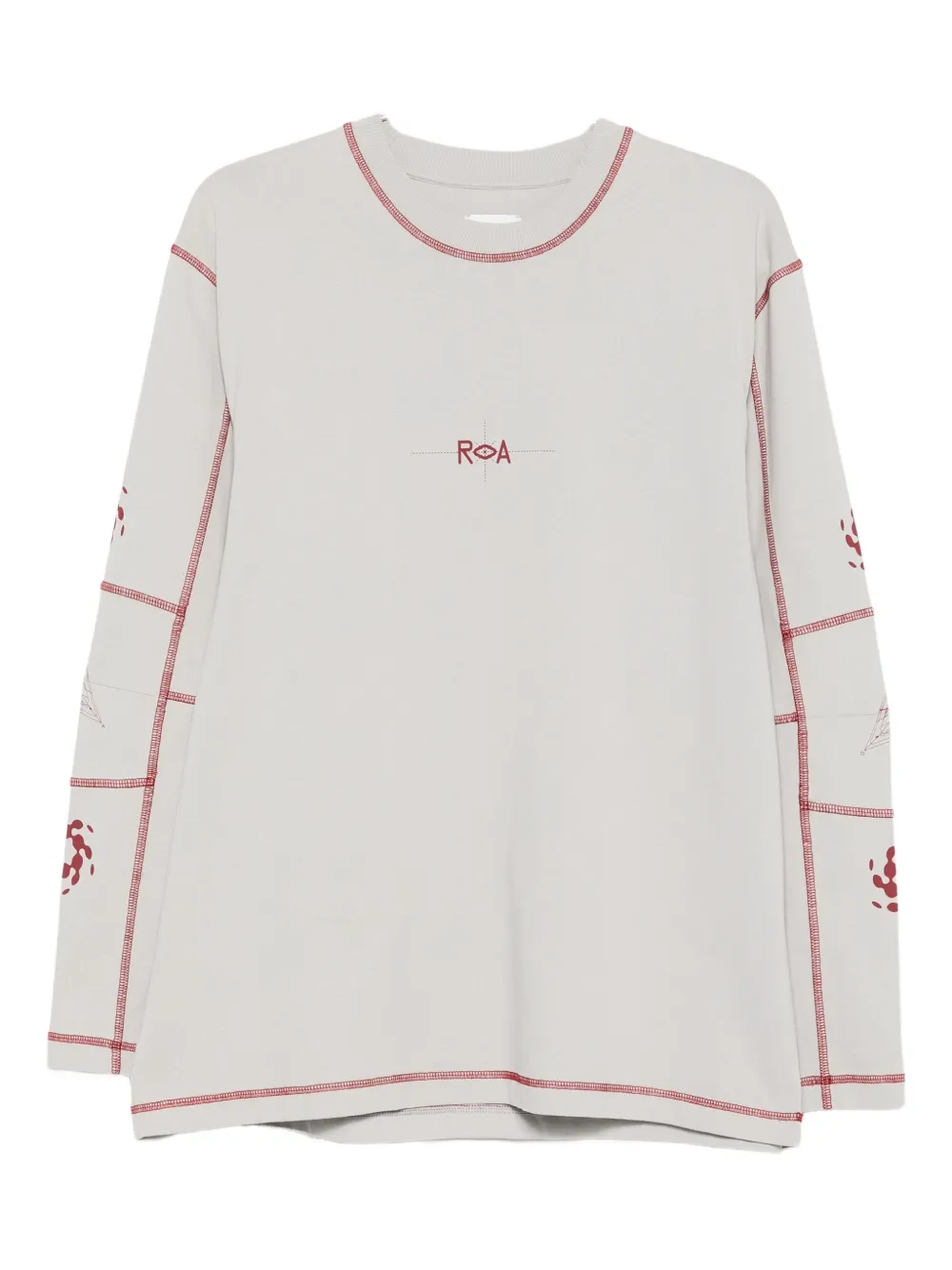 Футболка с длинными рукавами и декоративной строчкой ROA, серый
Футболка с длинными рукавами и декоративной строчкой ROA, серый
