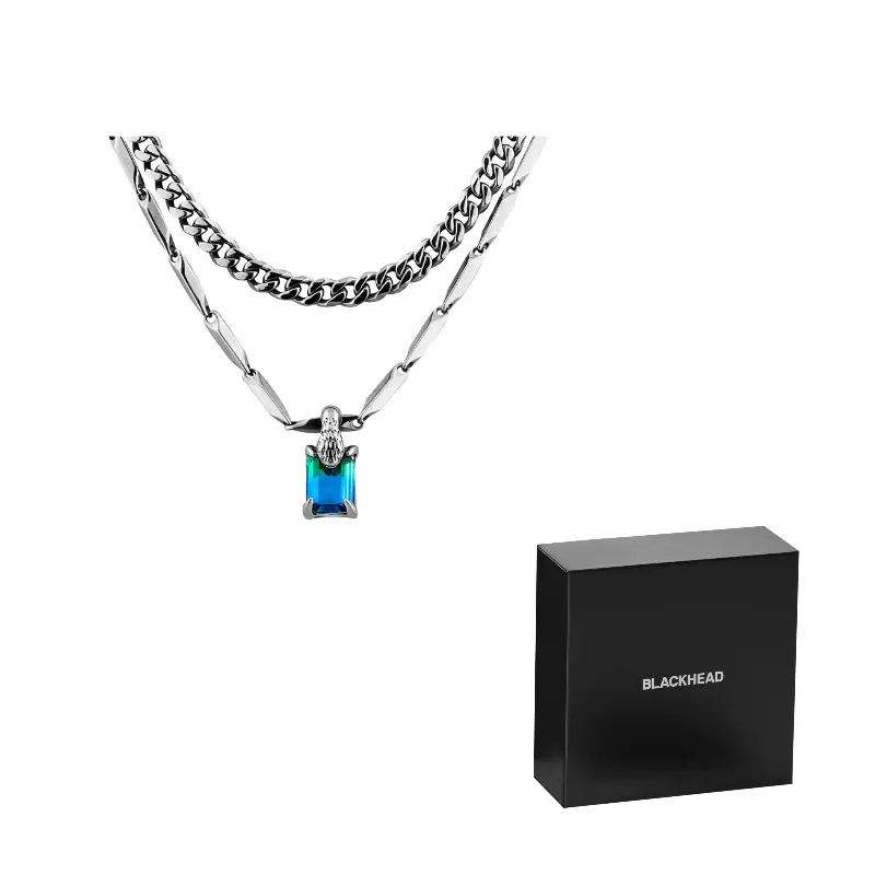 Титановая стальная цепь унисекс BLACKHEAD
Титановая стальная цепь унисекс BLACKHEAD
