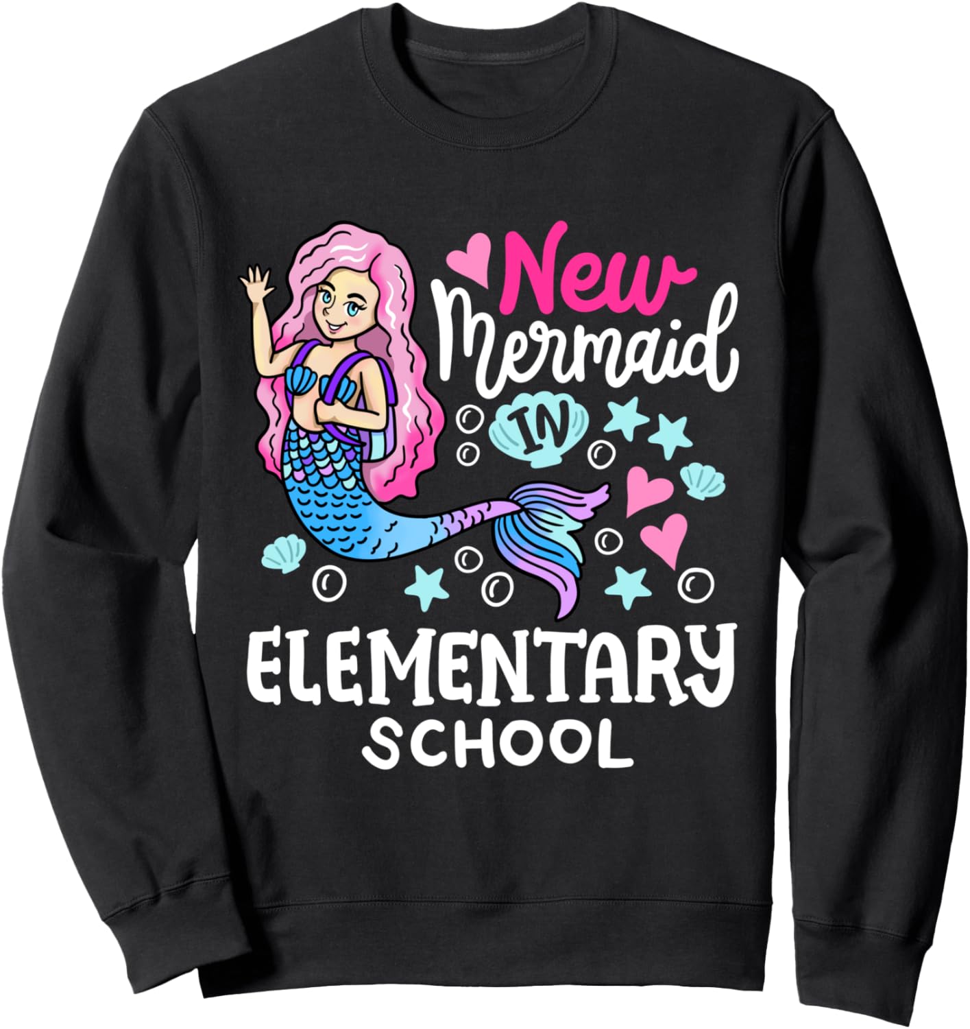 Милая толстовка с русалкой для начала учебного года Mermaid Back To School Little Girls Gift Store, черный
Милая толстовка с русалкой для начала учебного года Mermaid Back To School Little Girls Gift Store, черный
