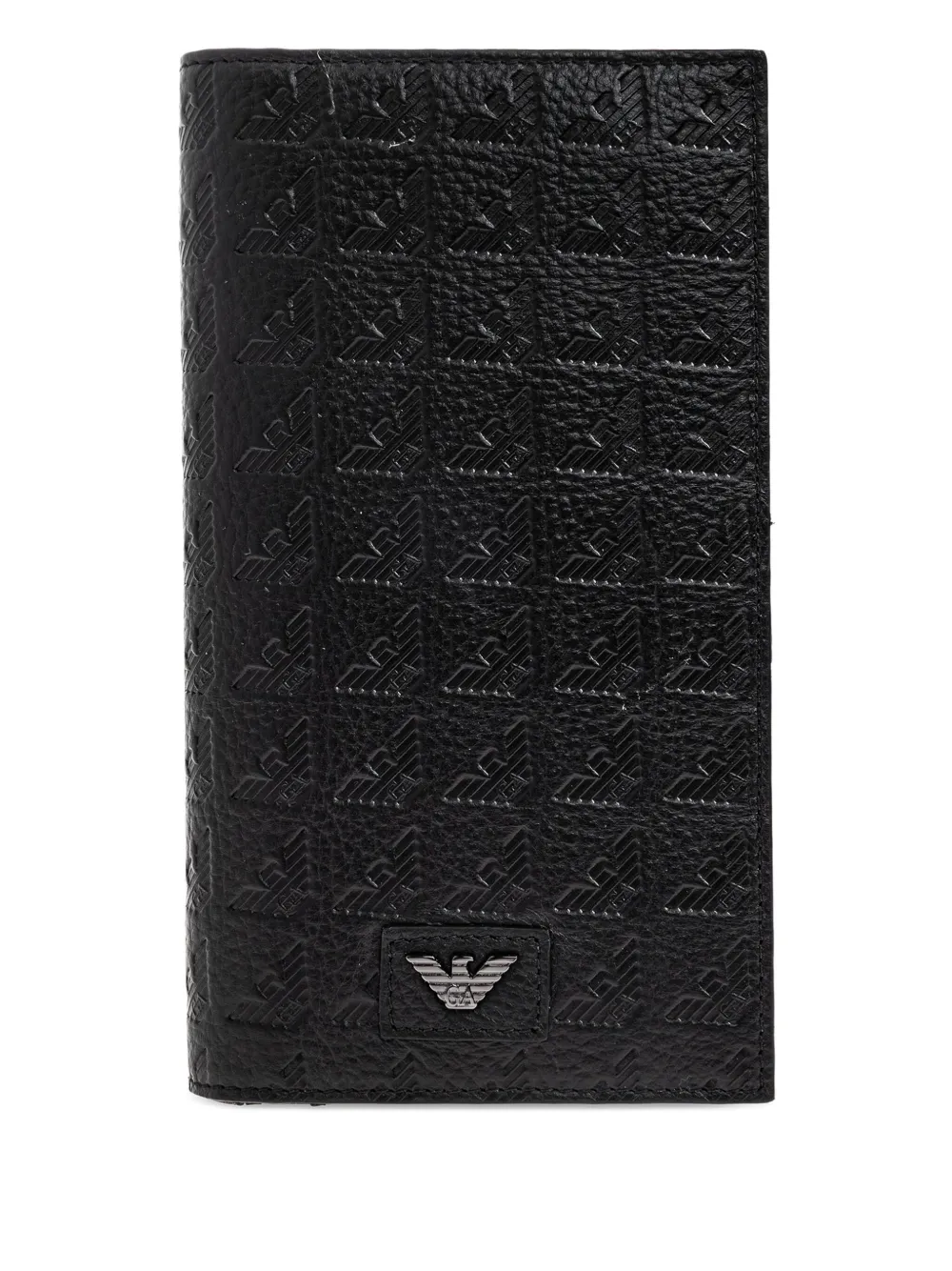 Кожаный кошелек с тисненым логотипом EMPORIO ARMANI, черный
Кожаный кошелек с тисненым логотипом EMPORIO ARMANI, черный
