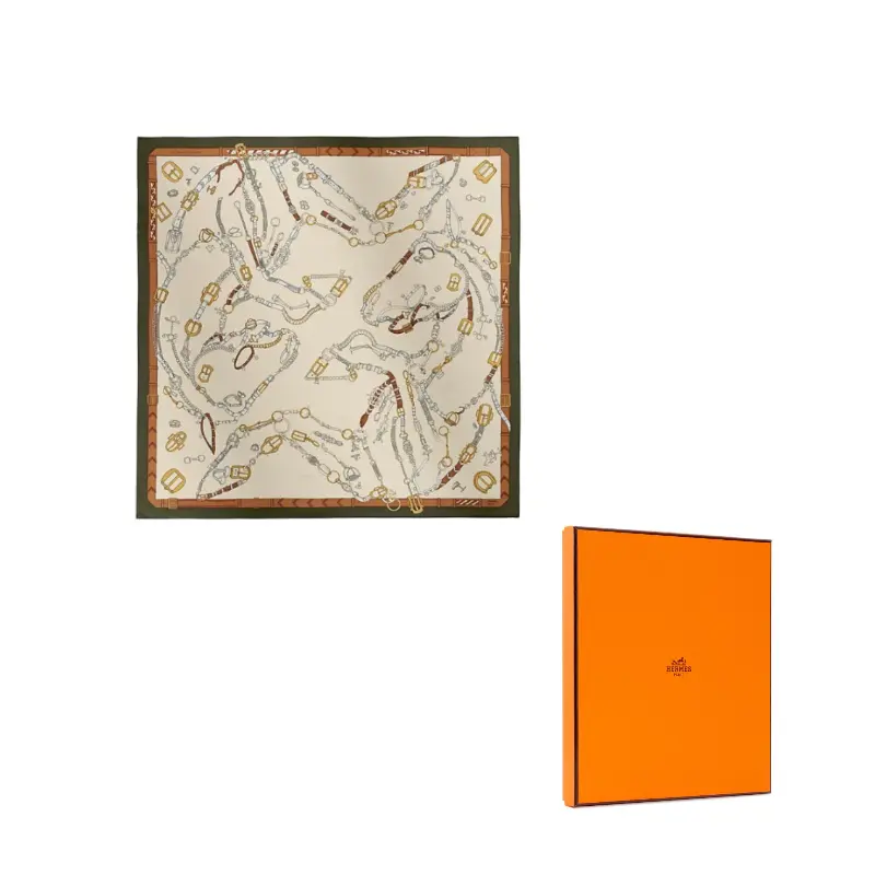 HERMES Шелковый шарф оливкового цвета, Olive Green, Оливковый, HERMES Шелковый шарф оливкового цвета, Olive Green
HERMES Шелковый шарф оливкового цвета, Olive Green, Оливковый, HERMES Шелковый шарф оливкового цвета, Olive Green