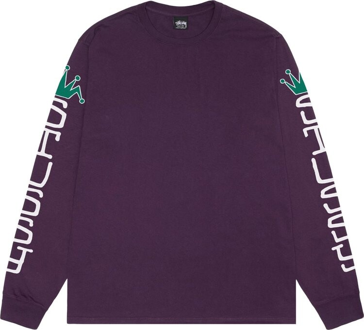 Лонгслив Stussy Pigment Dyed Jumbo 'Purple', фиолетовый 
Лонгслив Stussy Pigment Dyed Jumbo 'Purple', фиолетовый