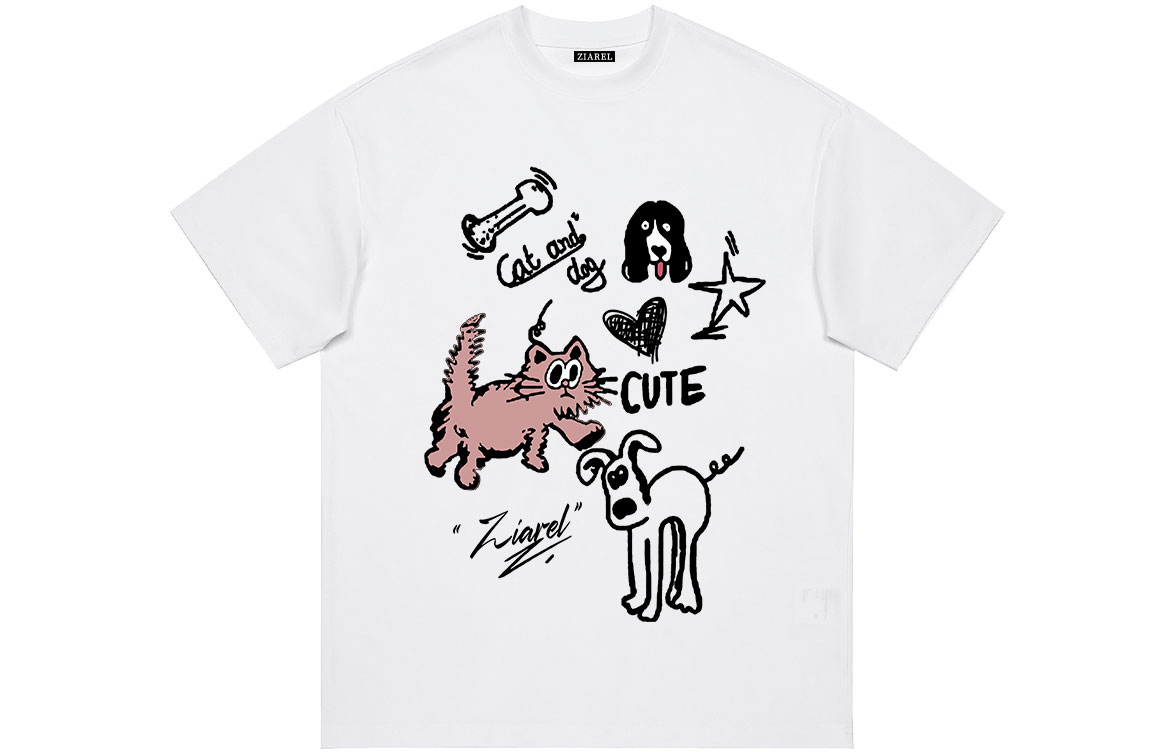 Футболка Unisex Crew Neck Moderate Straight Fit ZIAREL, белый
Футболка Unisex Crew Neck Moderate Straight Fit ZIAREL, белый