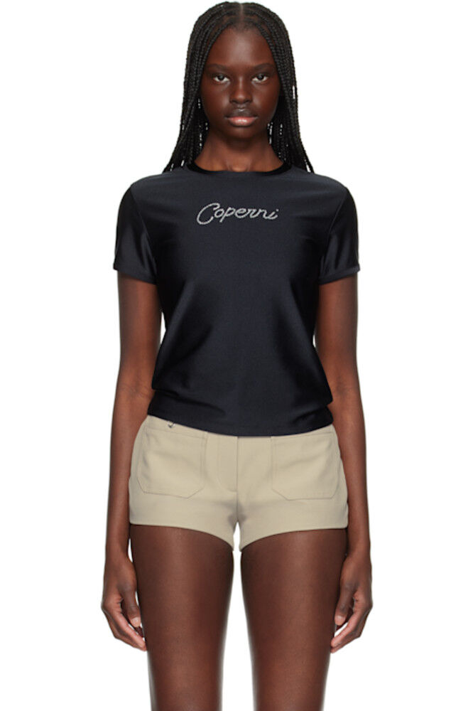 Футболка с логотипом Black Crystal Coperni
Футболка с логотипом Black Crystal Coperni