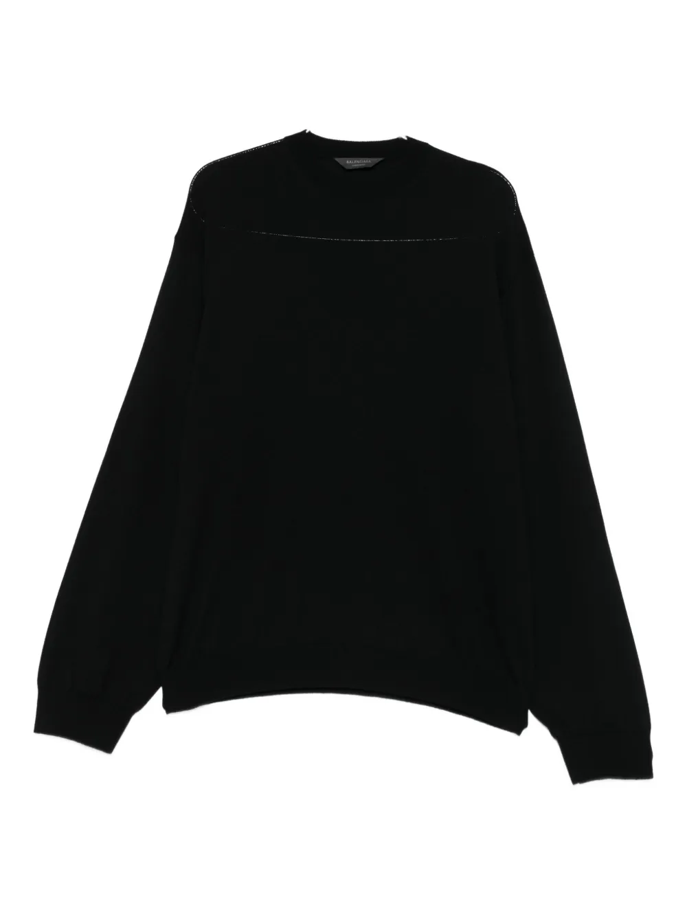 Свитер с круглым вырезом и вставками BALENCIAGA, черный
Свитер с круглым вырезом и вставками BALENCIAGA, черный