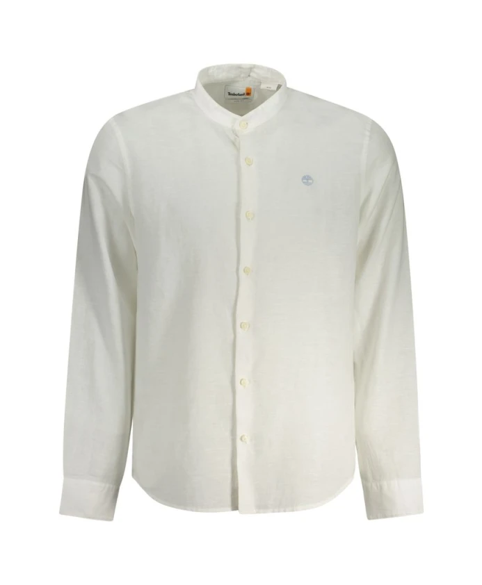 Белая рубашка с воротником-стойкой и вышивкой. Timberland, белый
Белая рубашка с воротником-стойкой и вышивкой. Timberland, белый