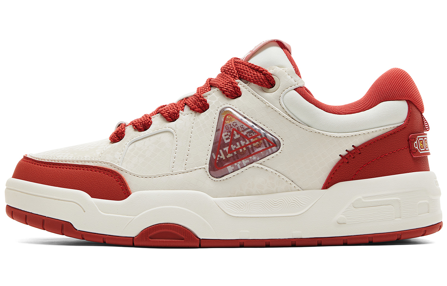 PEAK Кроссовки для скейтбординга Extreme National Creativity, низкие, мужские, парусиновые, белые/красные
PEAK Кроссовки для скейтбординга Extreme National Creativity, низкие, мужские, парусиновые, белые/красные