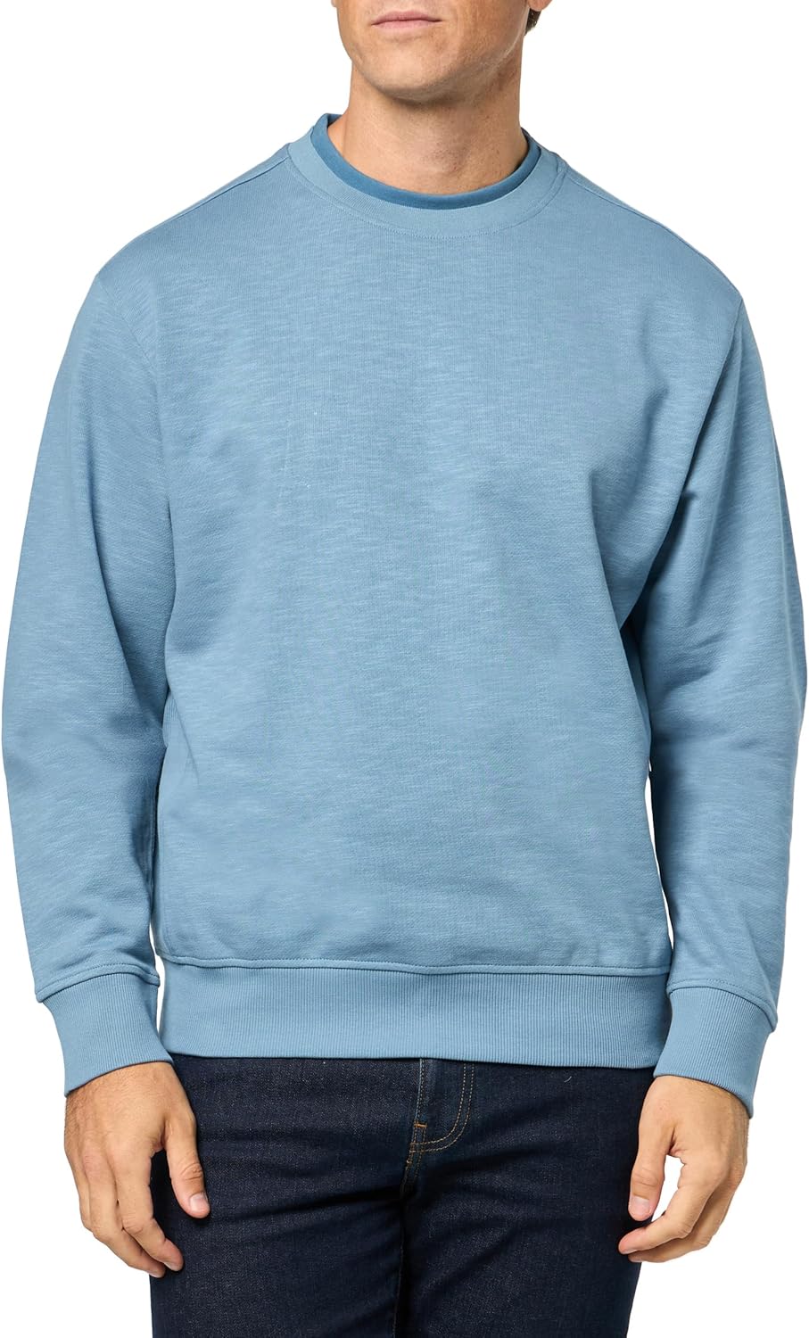 BOSS мужской свитшот из слэб пряжи Single Jersey, Niagara Mist
BOSS мужской свитшот из слэб пряжи Single Jersey, Niagara Mist