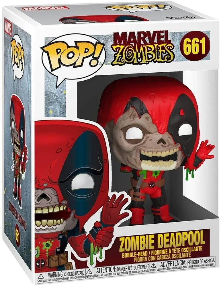 Фигурка Funko Pop! Marvel: Marvel Zombies - Deadpool (в комплекте с защитным чехлом Pop Box)
Фигурка Funko Pop! Marvel: Marvel Zombies - Deadpool (в комплекте с защитным чехлом Pop Box)