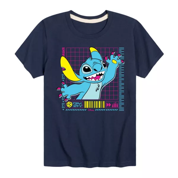 Футболка с рисунком неоновой вышивки «Лило и Стич» для мальчиков 8-20 лет Disney, синий
Футболка с рисунком неоновой вышивки «Лило и Стич» для мальчиков 8-20 лет Disney, синий