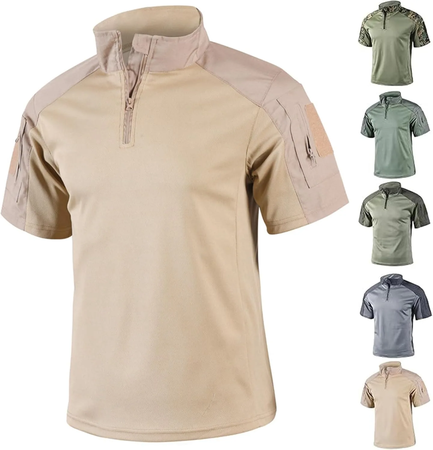 Тактическая поло для мужчин с коротким рукавом, влагоотводящая, быстросохнущая, камуфляж
Тактическая поло для мужчин с коротким рукавом, влагоотводящая, быстросохнущая, камуфляж