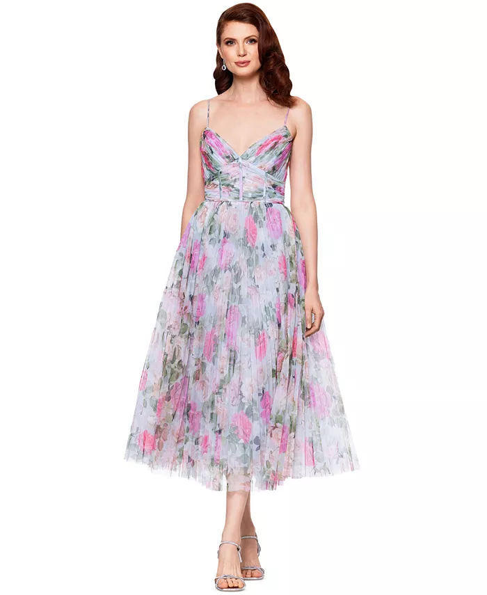 Женское плиссированное миди-платье из шифона с цветочным принтом Betsy & Adam, мультиколор
Женское плиссированное миди-платье из шифона с цветочным принтом Betsy & Adam, мультиколор