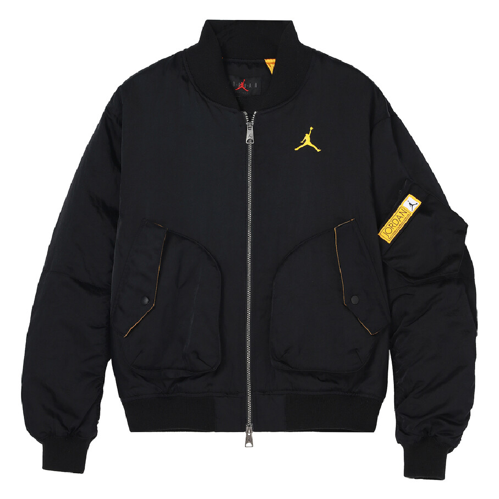 Куртка-бомбер Air Jordan Casual Sports Full-Length Zipper, черный 
Куртка-бомбер Air Jordan Casual Sports Full-Length Zipper, черный