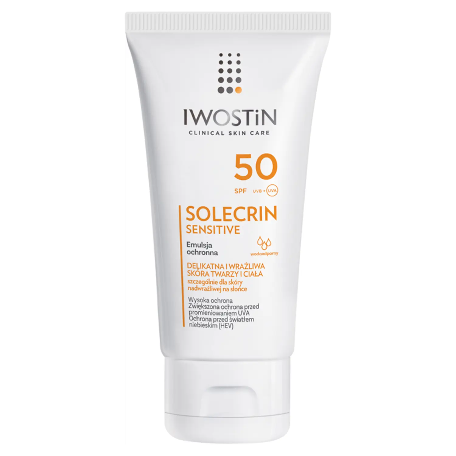 Iwostin Solecrin Sensitive солнцезащитная эмульсия SPF50, 100 мл
Iwostin Solecrin Sensitive солнцезащитная эмульсия SPF50, 100 мл