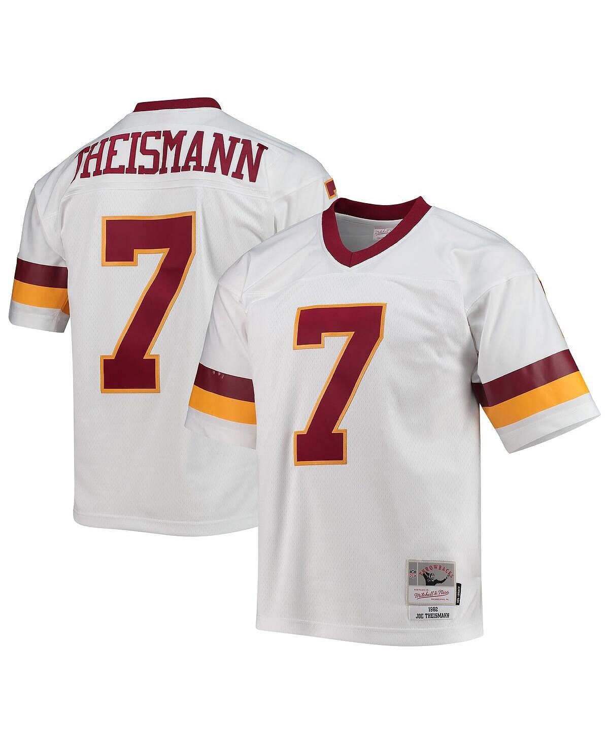 Мужская футболка joe theismann white washington football team 1982 legacy, копия джерси Mitchell & Ness, белый
Мужская футболка joe theismann white washington football team 1982 legacy, копия джерси Mitchell & Ness, белый