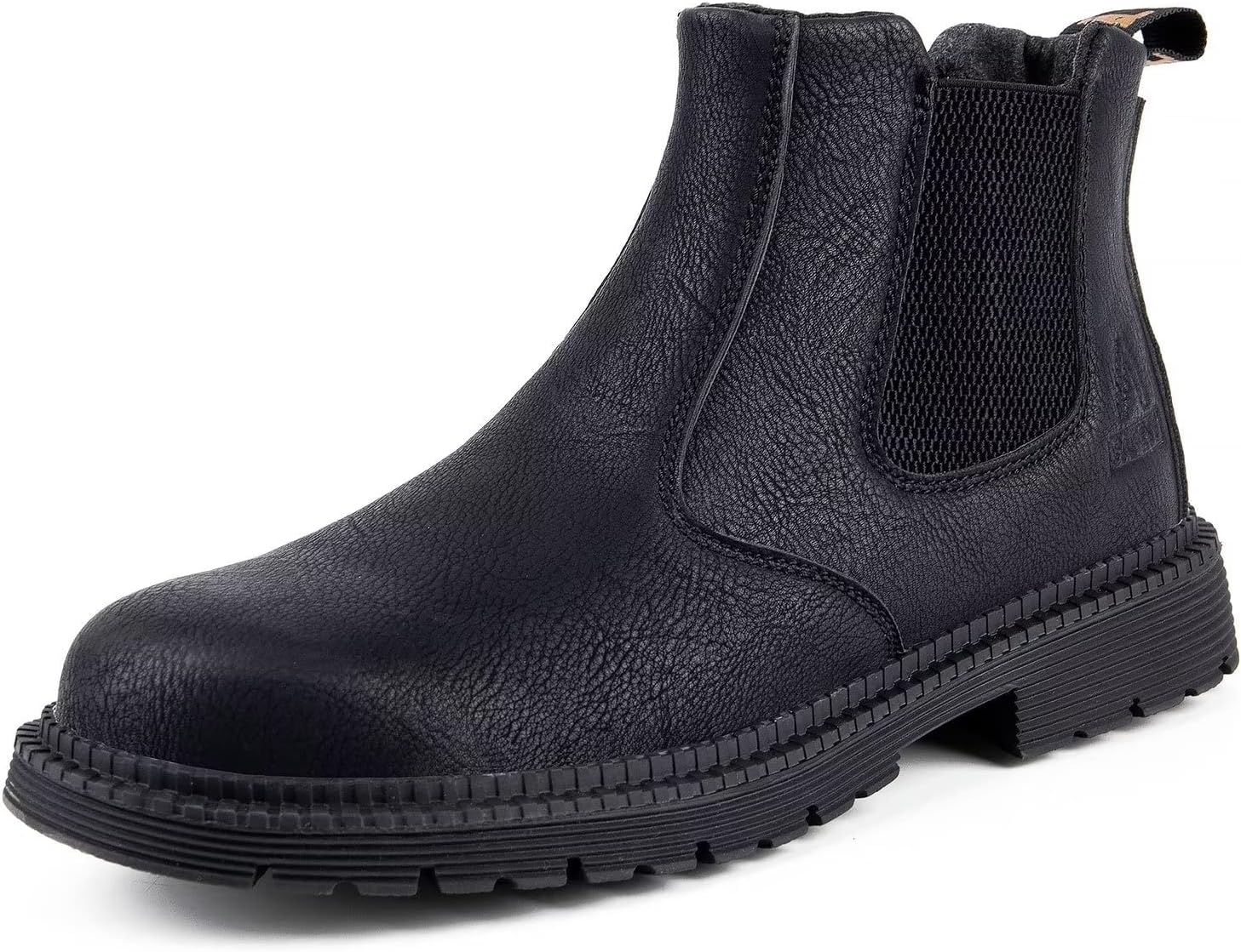 Мужские ботинки Tanleewa с металлическим носком, кожаные безопасные обувь, водонепроницаемые строительные ботинки, утепленные походные ботинки, противоскользящая рабочая обувь, черный
Мужские ботинки Tanleewa с металлическим носком, кожаные безопасные обувь, водонепроницаемые строительные ботинки, утепленные походные ботинки, противоскользящая рабочая обувь, черный