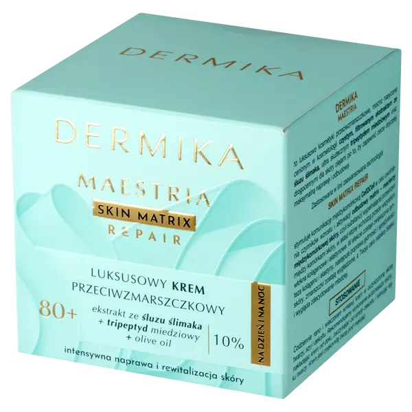 Роскошный крем для лица против морщин 80+ для дня и ночи, 50 мл Dermika Maestria
Роскошный крем для лица против морщин 80+ для дня и ночи, 50 мл Dermika Maestria
