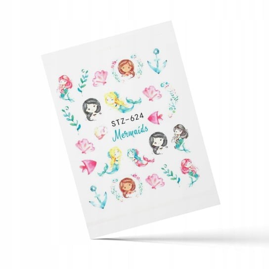 Наклейка для ногтей с изображением русалки и воды STZ 624, AllePaznokcie
Наклейка для ногтей с изображением русалки и воды STZ 624, AllePaznokcie