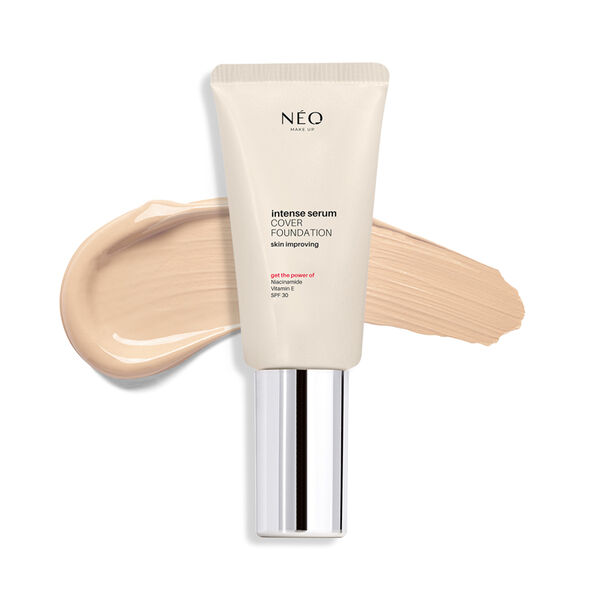Тональная основа с сывороткой для лица 00, 30 г Neo Make Up Intense serum cover foundation, цвет 00
Тональная основа с сывороткой для лица 00, 30 г Neo Make Up Intense serum cover foundation, цвет 00