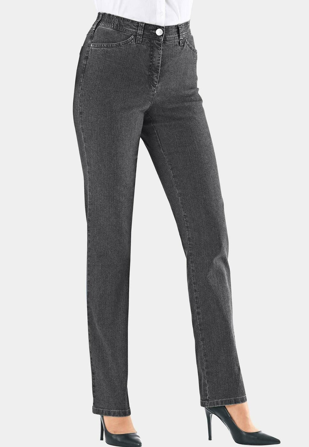 Джинсы облегающего кроя GOLDNER, антрацит
Джинсы облегающего кроя GOLDNER, антрацит