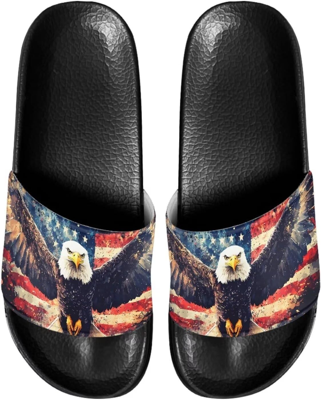 Сандалии-шлепанцы Mintulipy унисекс для взрослых, летние тапочки для женщин и мужчин, нарядные и удобные женские сандалии, Eagle American Flag
Сандалии-шлепанцы Mintulipy унисекс для взрослых, летние тапочки для женщин и мужчин, нарядные и удобные женские сандалии, Eagle American Flag