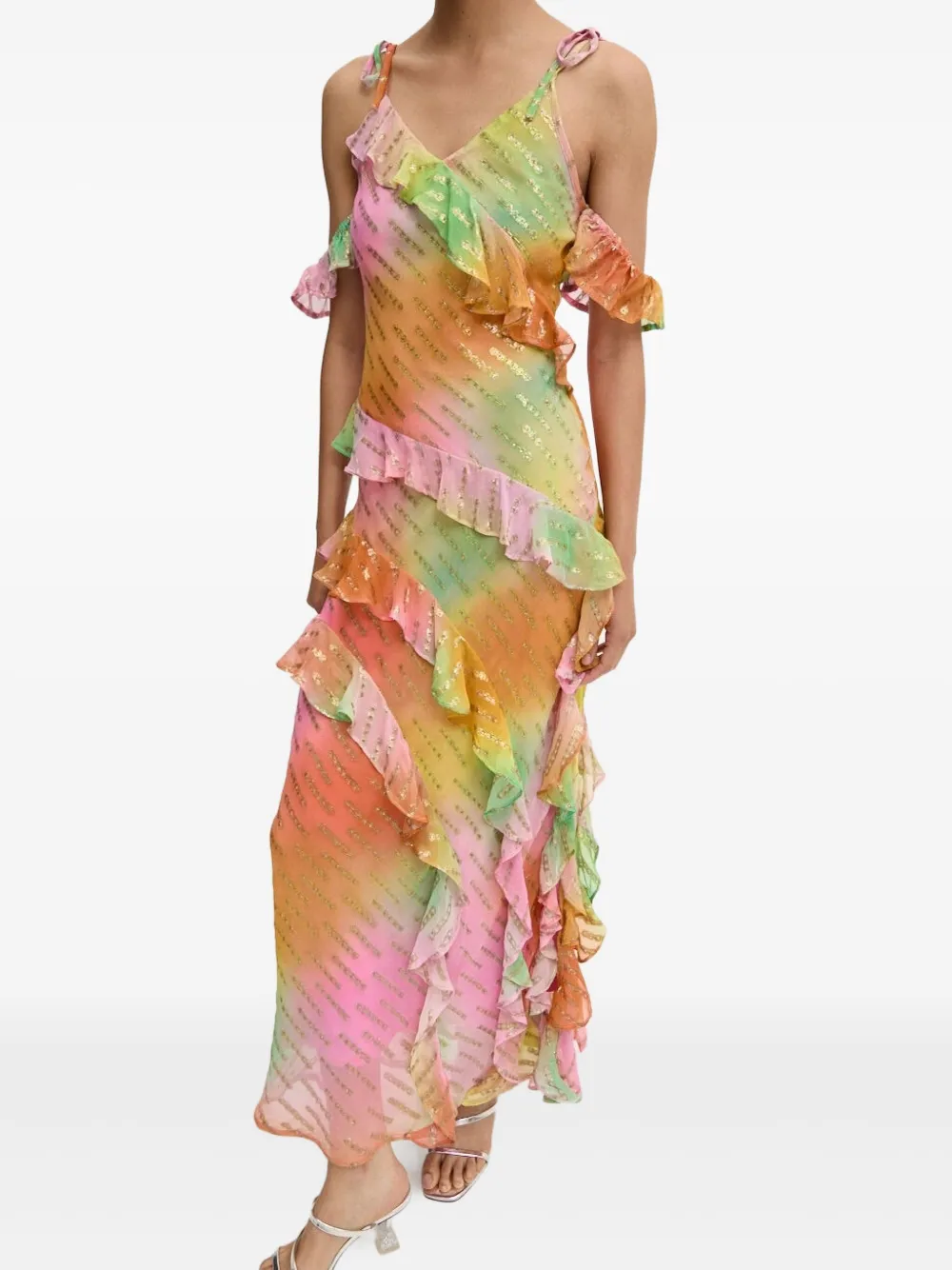 Платье Faro с пайетками и оборками NEVER FULLY DRESSED, желтый
Платье Faro с пайетками и оборками NEVER FULLY DRESSED, желтый