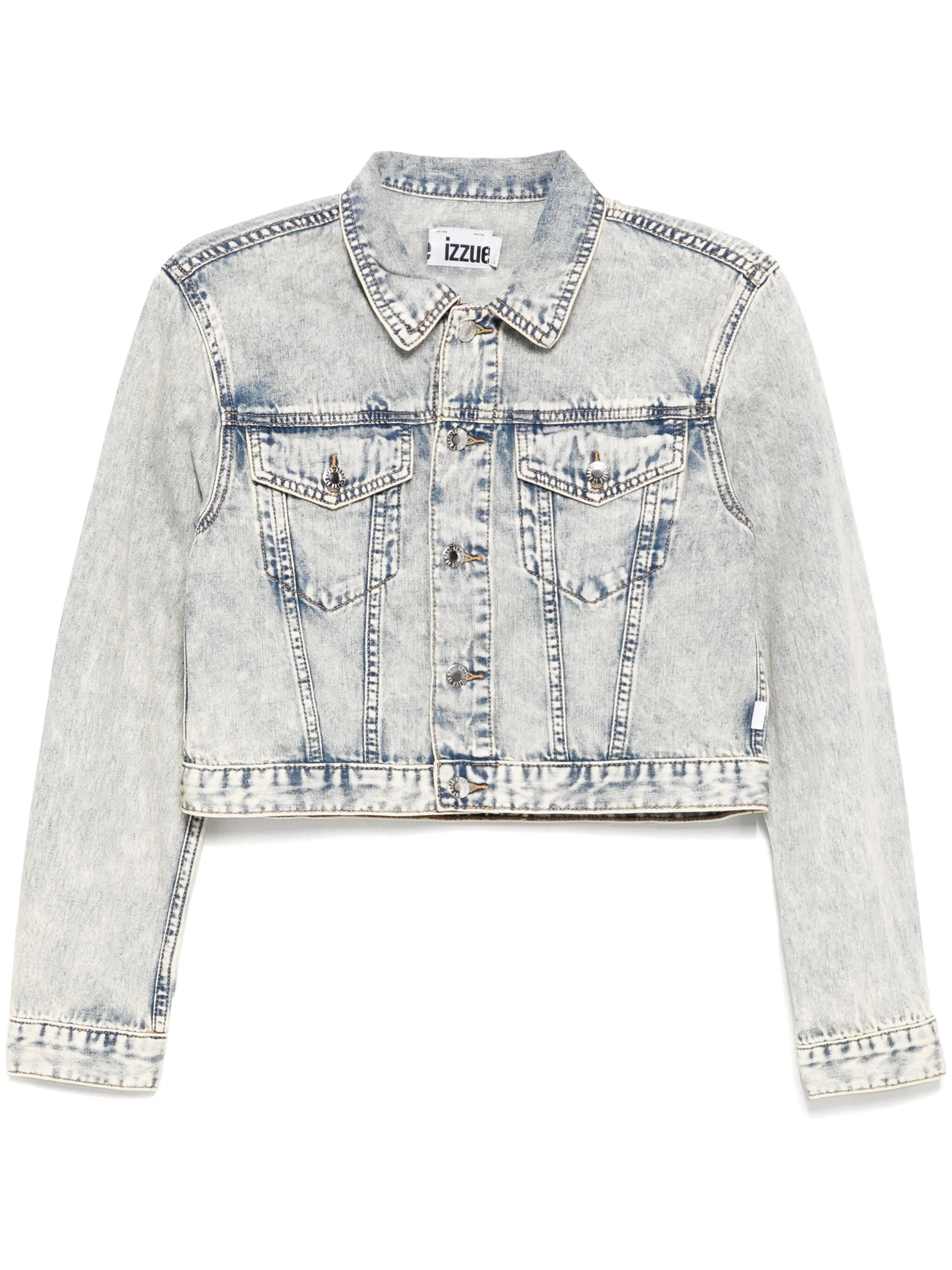 Укороченная джинсовая куртка Izzue, синий
Укороченная джинсовая куртка Izzue, синий
