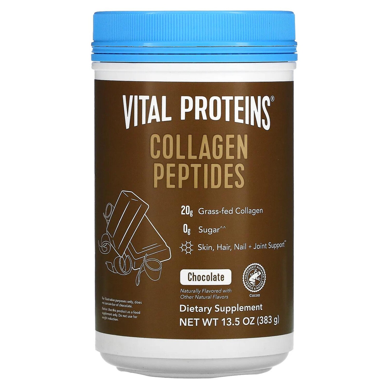 Vital Proteins Коллагеновые пептиды Шоколад 13,5 унции
Vital Proteins Коллагеновые пептиды Шоколад 13,5 унции