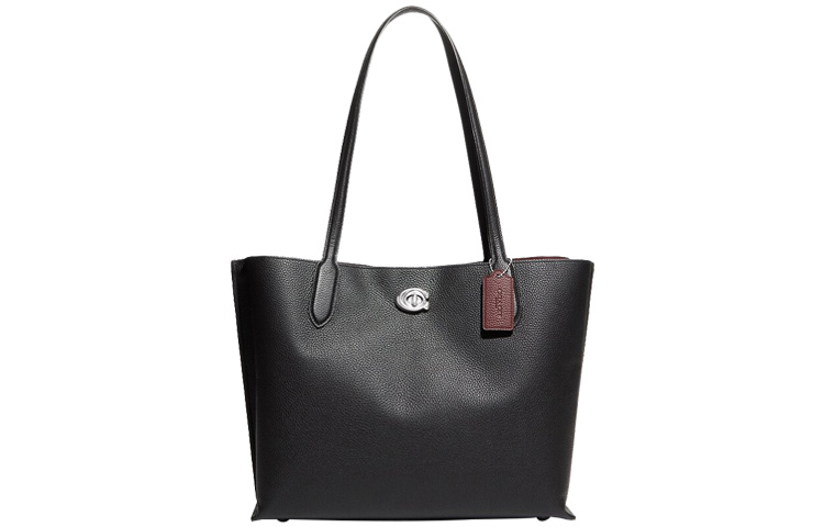 Willow Однотонная Кожаная Сумка Тот, Женская Сумочка, Через Плечо Тубос COACH Черная
Willow Однотонная Кожаная Сумка Тот, Женская Сумочка, Через Плечо Тубос COACH Черная