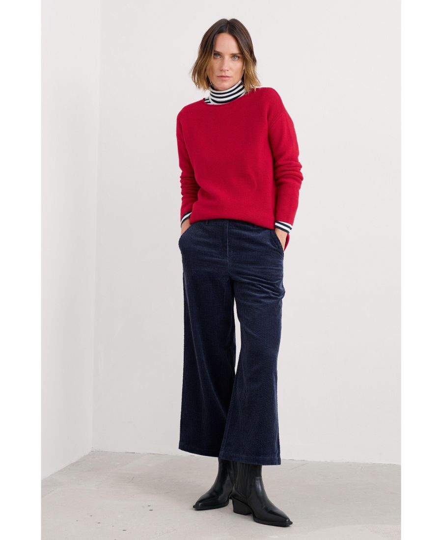 Женский свитер с длинными рукавами и фруктовым принтом Seasalt Cornwall, Carmine
Женский свитер с длинными рукавами и фруктовым принтом Seasalt Cornwall, Carmine