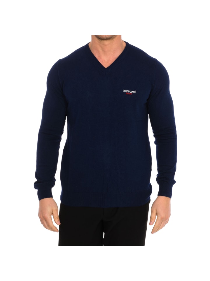 Синий свитер Roberto Cavalli
Синий свитер Roberto Cavalli