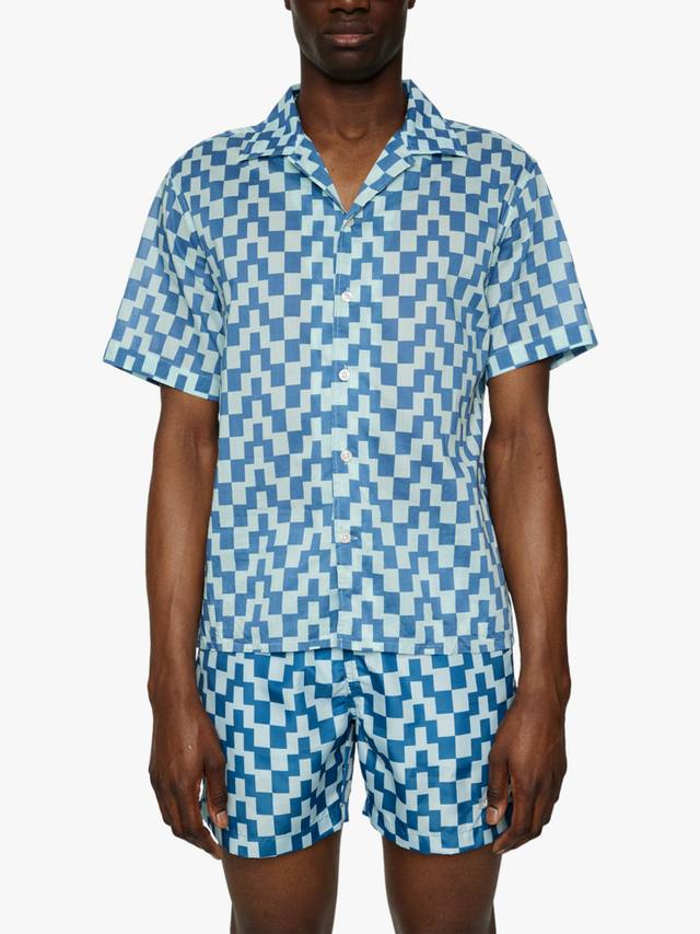 Донсо хлопковая рубашка Regular Fit с абстрактной клеткой и отложным воротником J.Lindeberg, Mid Blue
Донсо хлопковая рубашка Regular Fit с абстрактной клеткой и отложным воротником J.Lindeberg, Mid Blue