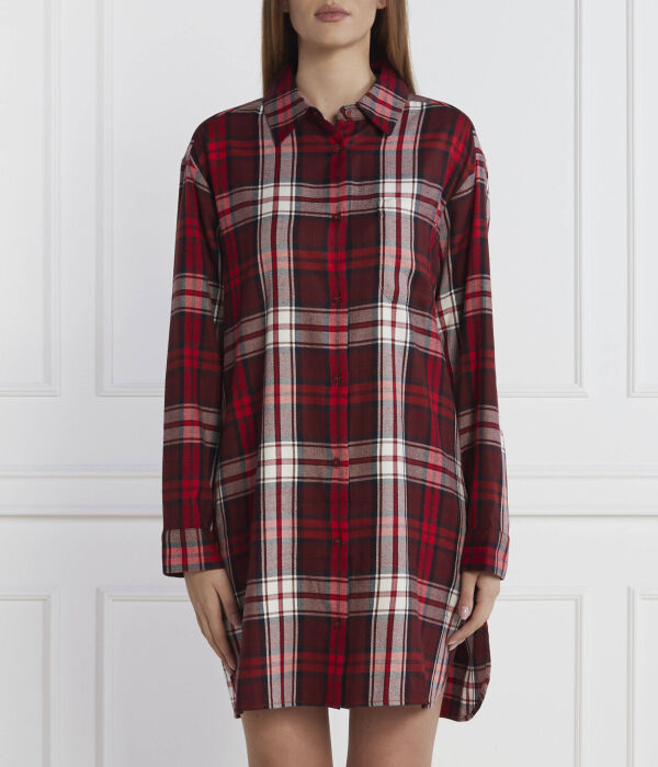 Ночная рубашка женская Tommy Hilfiger в клетку, красный
Ночная рубашка женская Tommy Hilfiger в клетку, красный