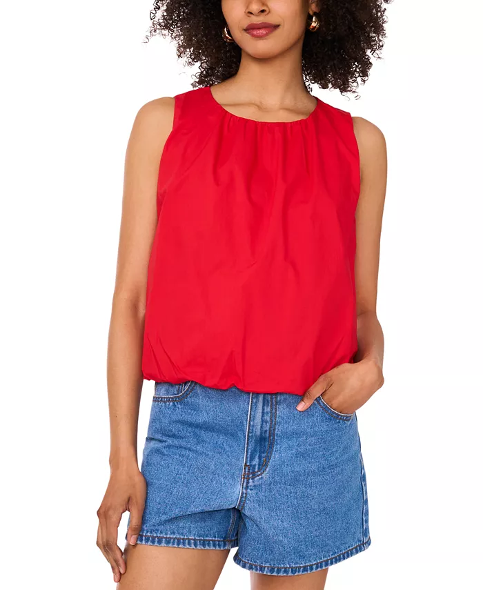 Женский хлопковый топ без рукавов с эффектом пузыря 1.STATE, красный
Женский хлопковый топ без рукавов с эффектом пузыря 1.STATE, красный