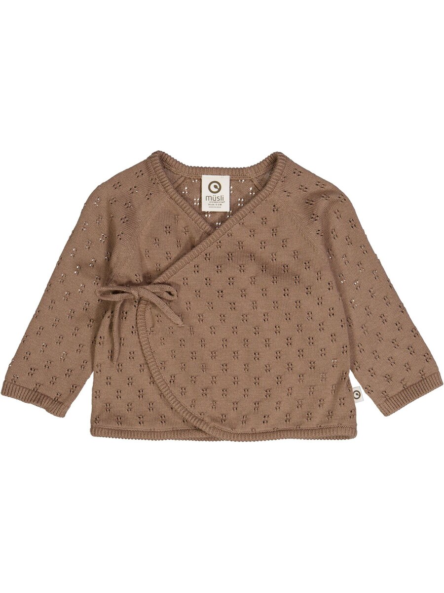 Вязаный кардиган Müsli by GREEN COTTON, коричневый
Вязаный кардиган Müsli by GREEN COTTON, коричневый