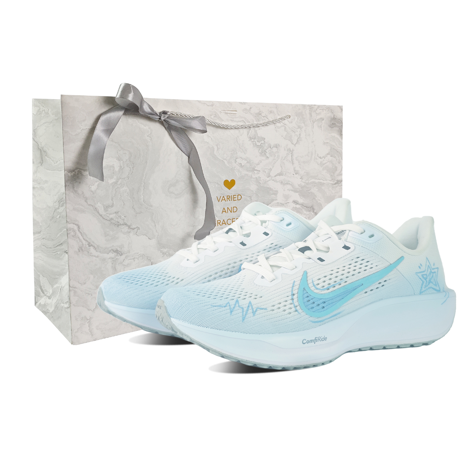 Nike Кроссовки Quest 6 с амортизацией и воздухопроницаемостью, низкие, повседневные, для тренировок и поездок на работу, светло-синие
Nike Кроссовки Quest 6 с амортизацией и воздухопроницаемостью, низкие, повседневные, для тренировок и поездок на работу, светло-синие