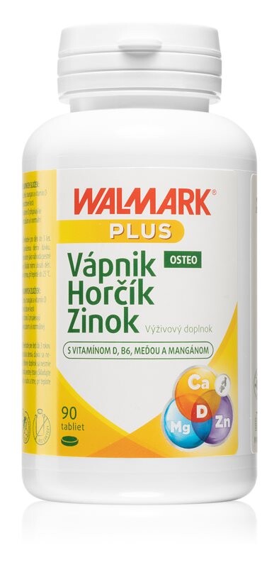 Поддержка поддержания нормального состояния костей Walmark Calcium-Magnesium-Zinc Osteo
Поддержка поддержания нормального состояния костей Walmark Calcium-Magnesium-Zinc Osteo