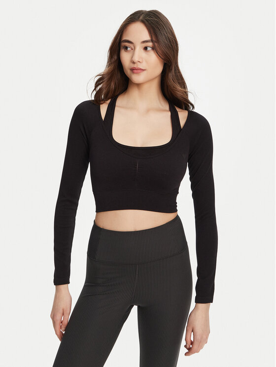 Блузка slim fit V5YP06 Z3OA0 Guess, чёрный
Блузка slim fit V5YP06 Z3OA0 Guess, чёрный