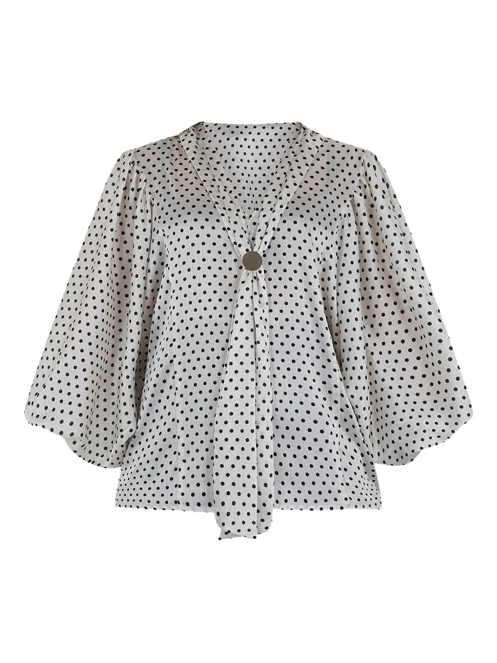 Топ в горошек SIMONA CORSELLINI, белый 
Топ в горошек SIMONA CORSELLINI, белый