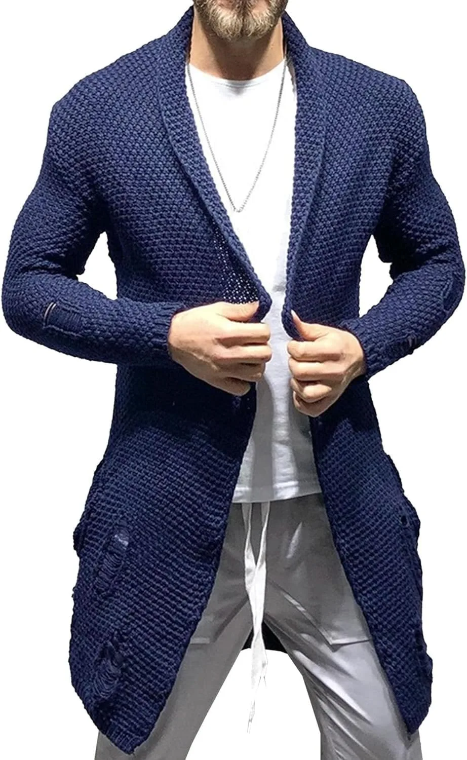 Мужской кардиган с воротником шаль, вязаный, с длинными рукавами и пуговицами DGHM-JLMY
Мужской кардиган с воротником шаль, вязаный, с длинными рукавами и пуговицами DGHM-JLMY
