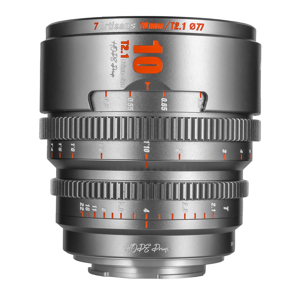 Кинообъектив 7Artisans Hope 10mm T2.1 S35 Cine Lens, Sony E Mount, титановый серый
Кинообъектив 7Artisans Hope 10mm T2.1 S35 Cine Lens, Sony E Mount, титановый серый