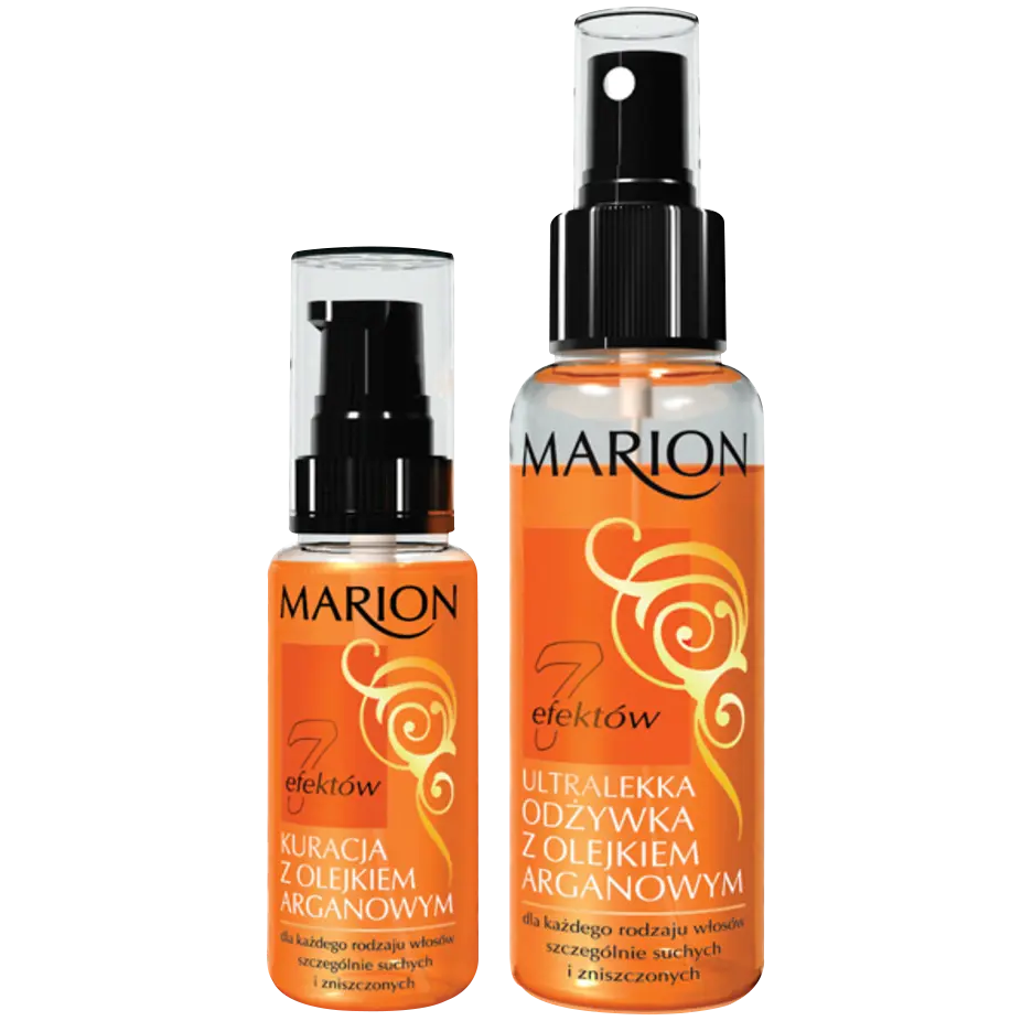 Marion 7 efektów спрей-кондиционер для волос с аргановым маслом, 120 мл
Marion 7 efektów спрей-кондиционер для волос с аргановым маслом, 120 мл