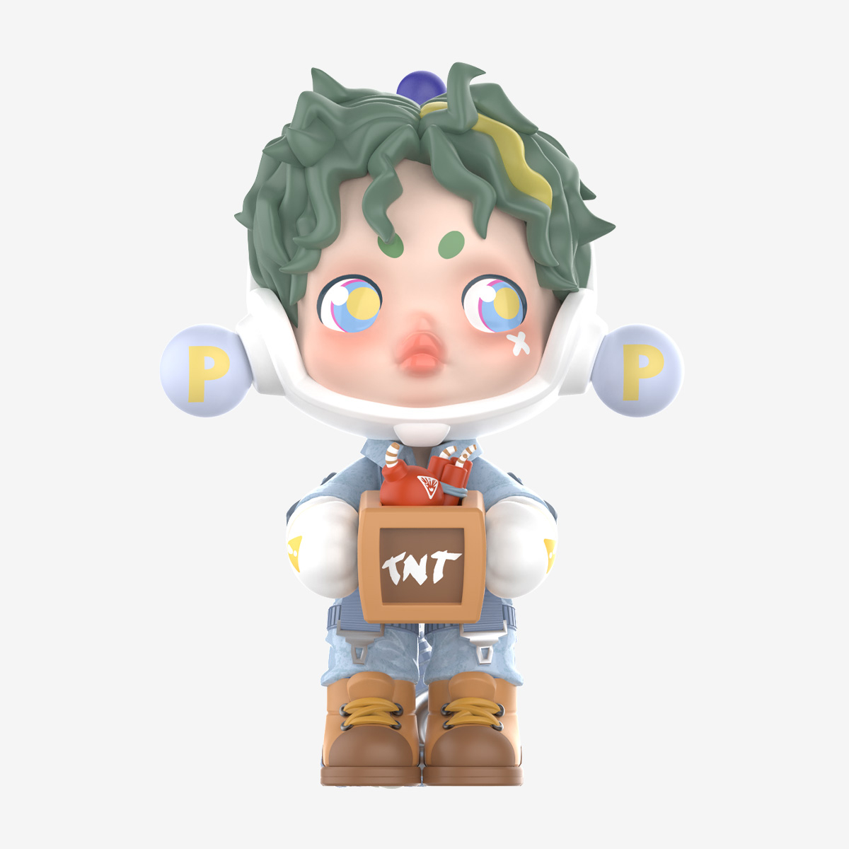 Фигурка Pop Mart Skullpanda Action! Cut! Series, Stunt Man 
Фигурка Pop Mart Skullpanda Action! Cut! Series, Stunt Man